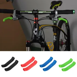 2PCS Bicycle Bike Brake Handle Cover Silicone Sleeve Bike Brake Lever Protector Covers Mountain Bike Brakes Accessories