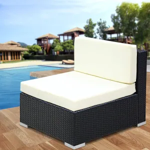 3PC UV-Resistant Rattan Outdoor Sofa Set by Gardeon