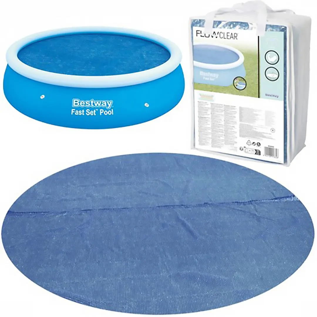 8 ft Bestway Round Solar Swimming Pool Cover