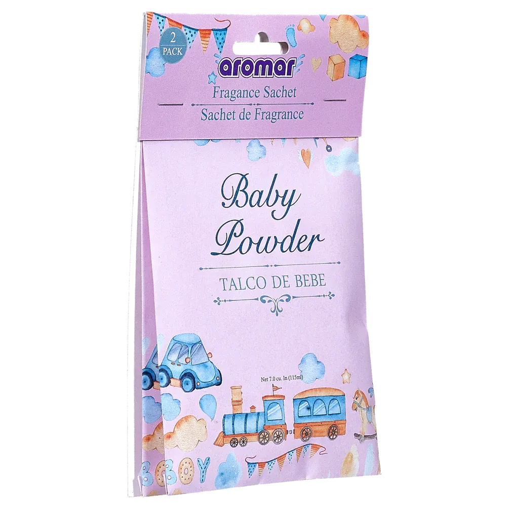 Aromar Scented Sachets – Baby Powder – 2 Pack