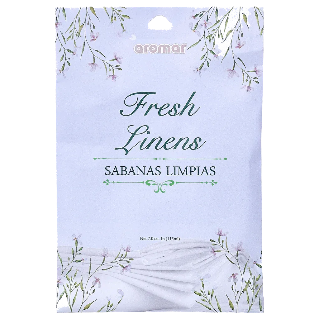 Aromar Scented Sachets – Fresh Linens – 2 Pack