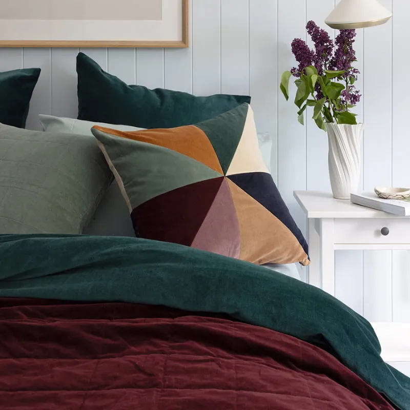 Bambury Emerson Teal Quilt Cover Set