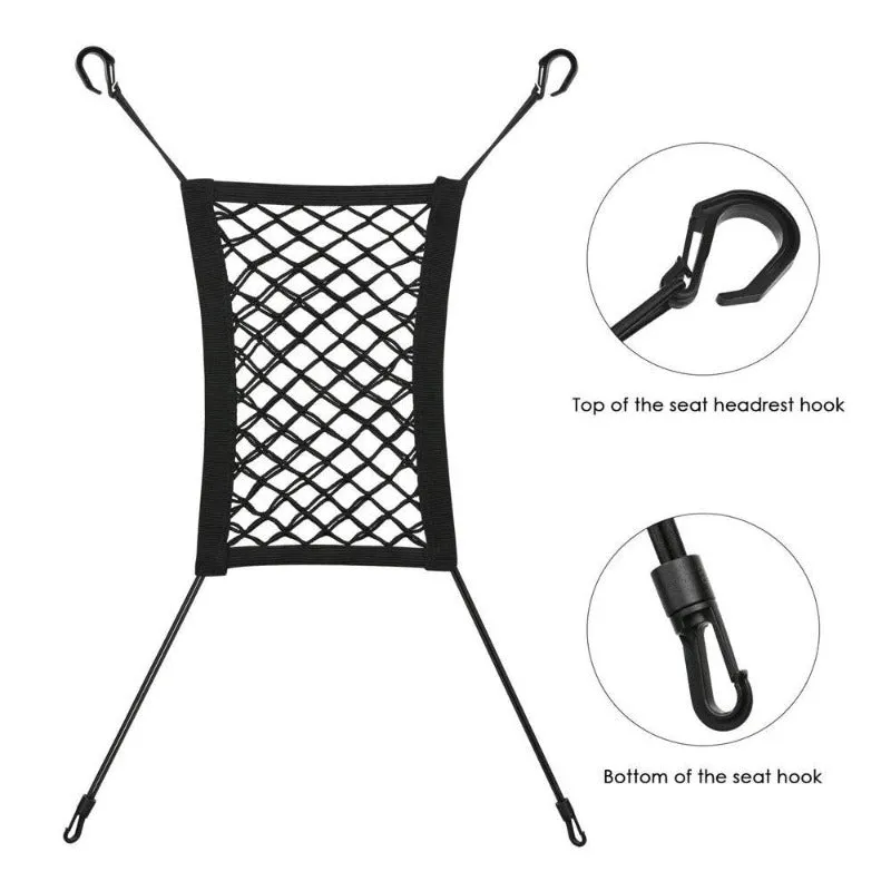 Car Dog Barrier Seat Organizer Net