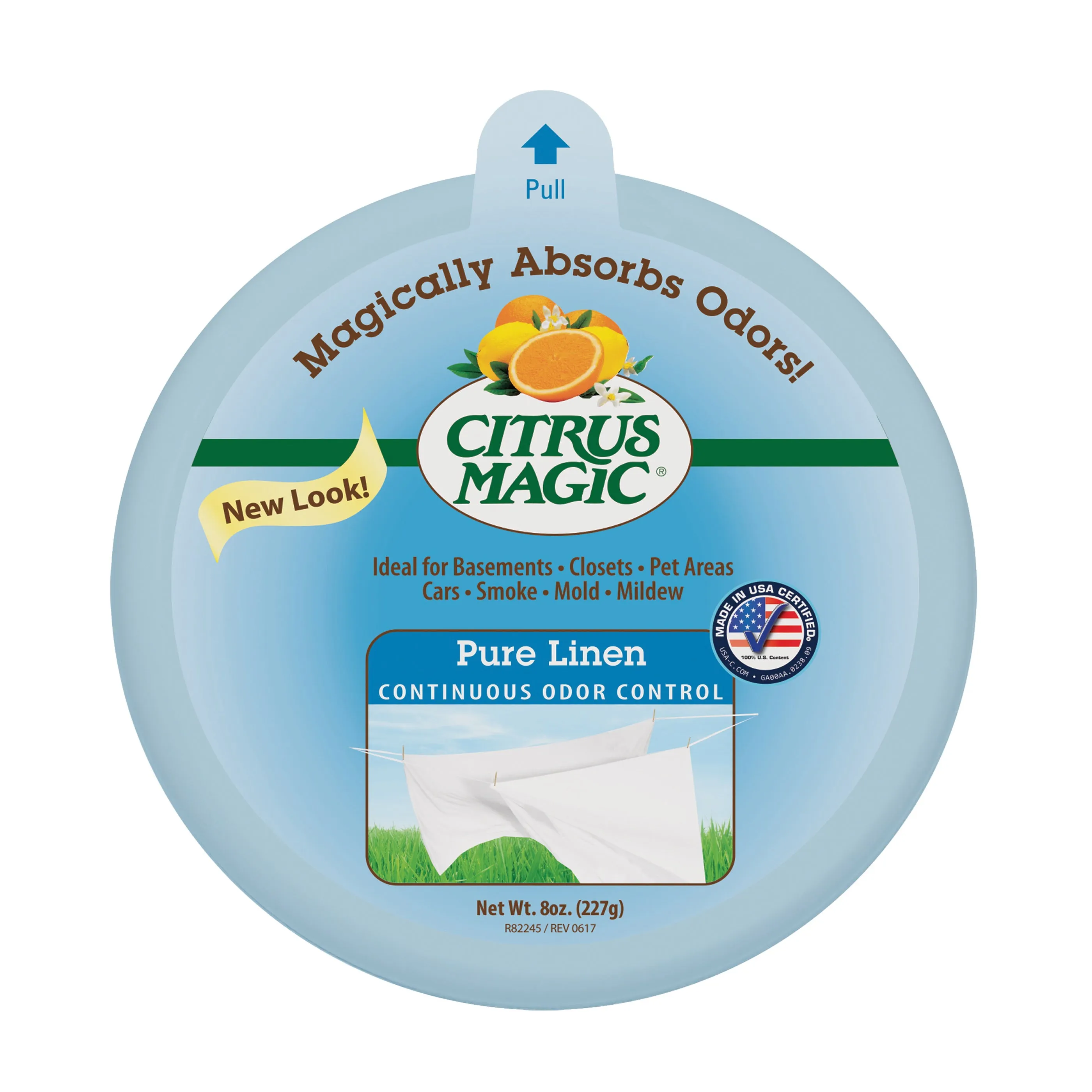 Citrus Magic 616471671-6PK Air Freshener, 8 oz, Pure Linen, 350 sq-ft Coverage Area