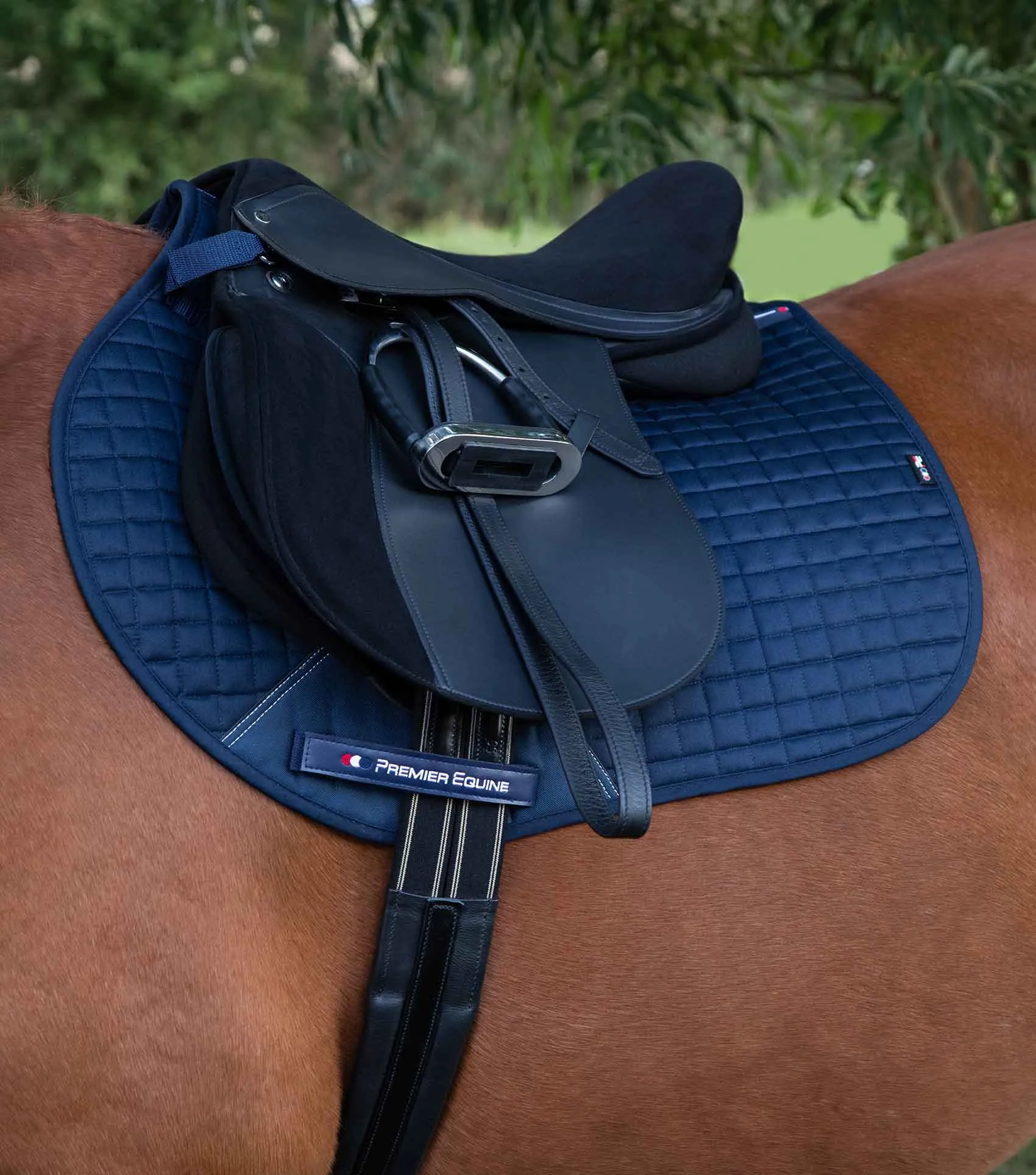 Close Contact Cotton GP/Jump Saddle Pad Navy