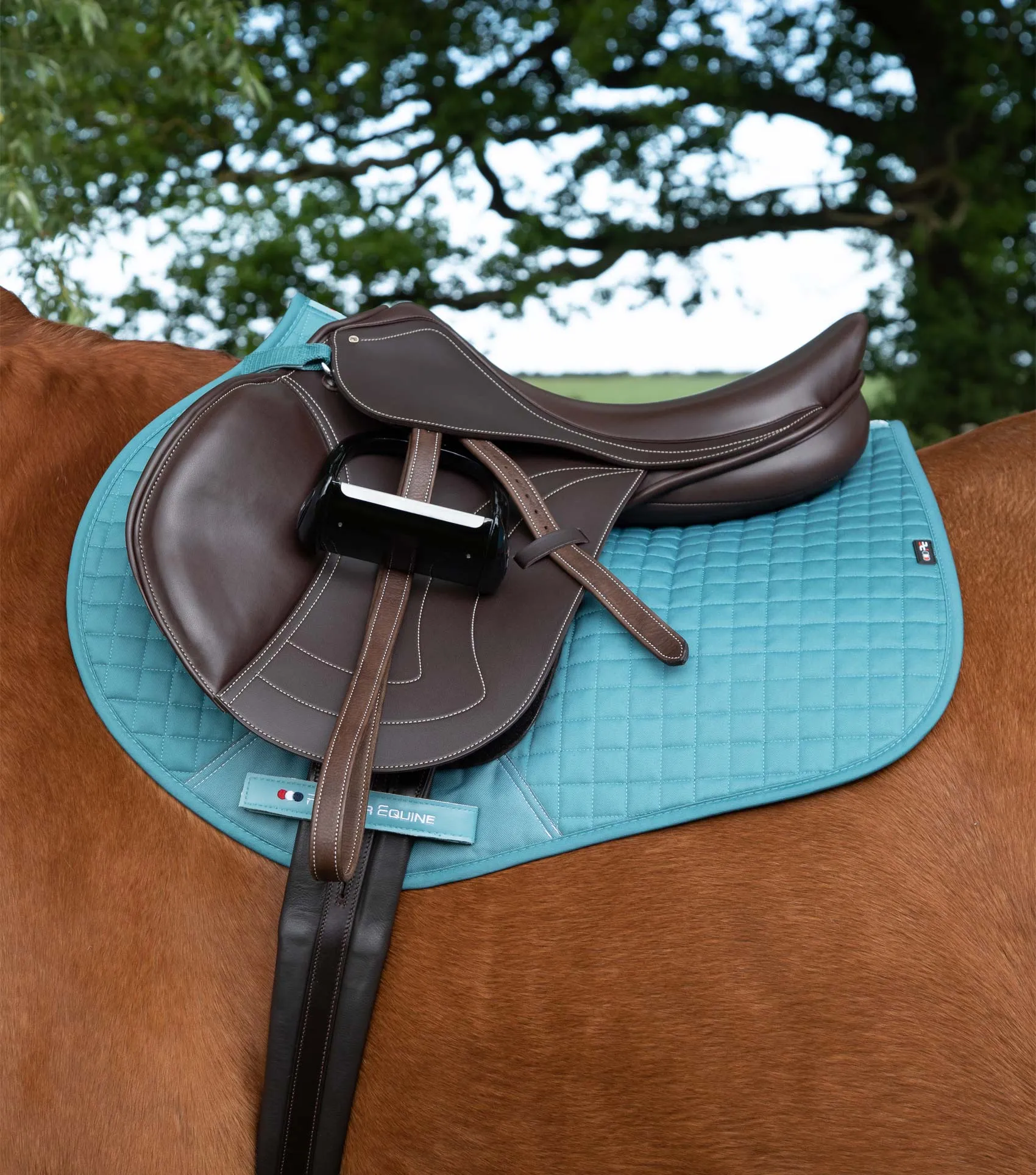 Close Contact Cotton GP/Jump Saddle Pad Turquoise