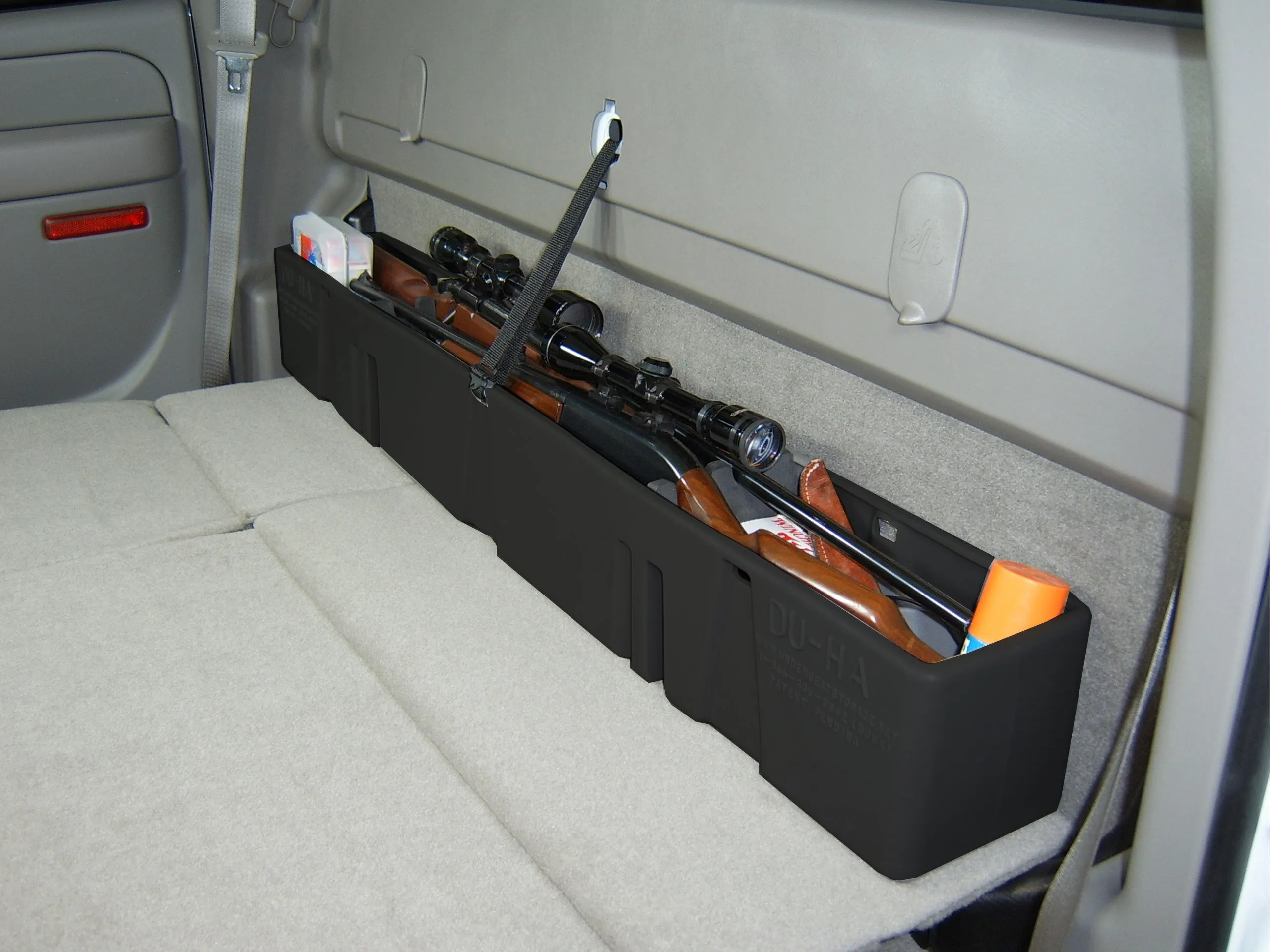 DU-HA 10013 DU-HA® Behind The Seat Storage; Incl. Gun Rack/Organizer; Black;