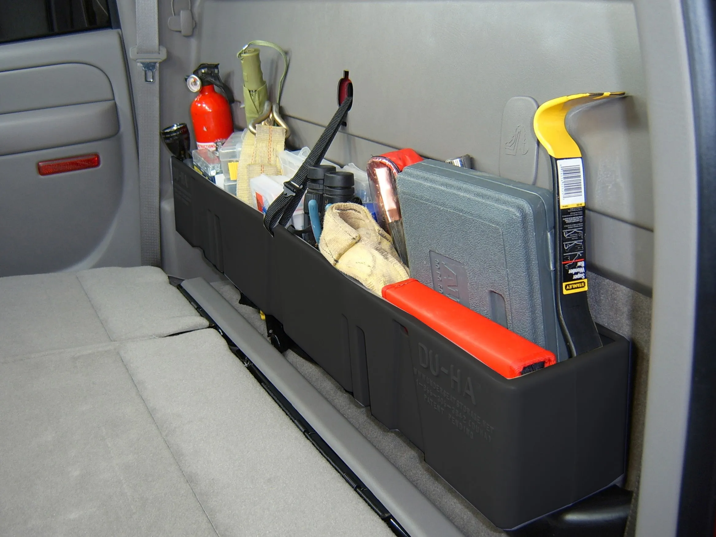 DU-HA 10023 DU-HA® Behind The Seat Storage; Incl. Gun Rack/Organizer; Black;