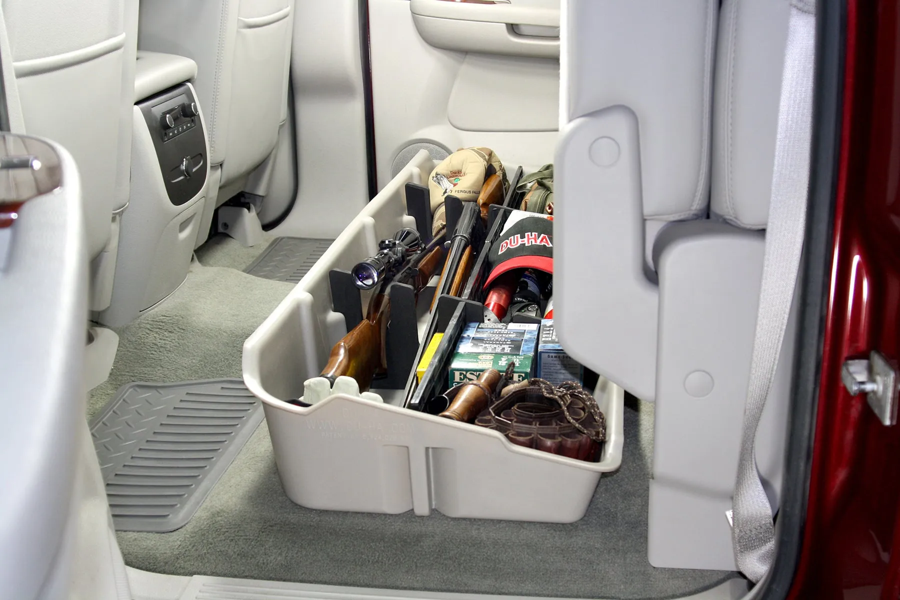 DU-HA 10042 DU-HA® Interior Storage/Gun Case; Incl. Gun Rack/Organizer; Dark Gray;