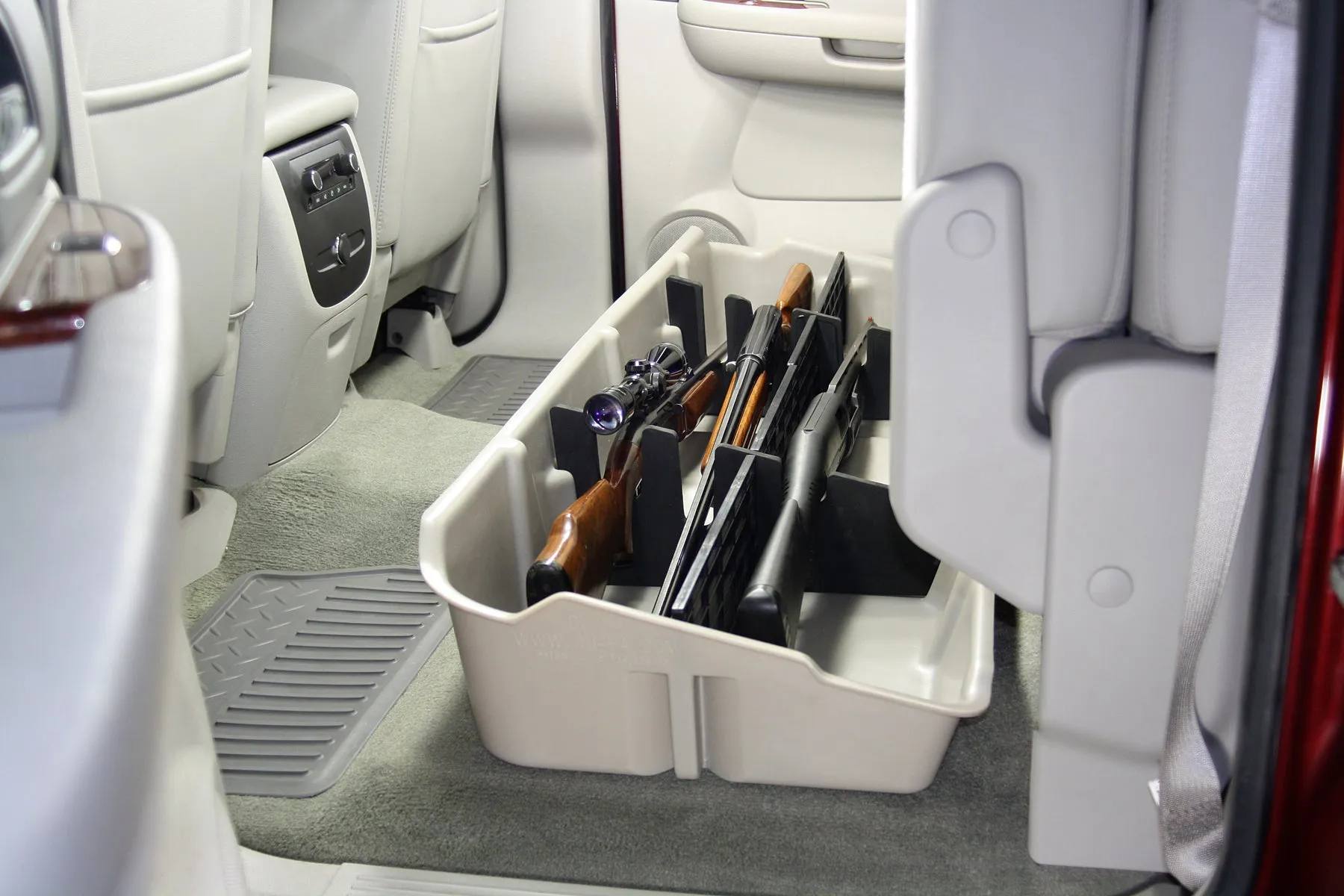 DU-HA 10042 DU-HA® Interior Storage/Gun Case; Incl. Gun Rack/Organizer; Dark Gray;