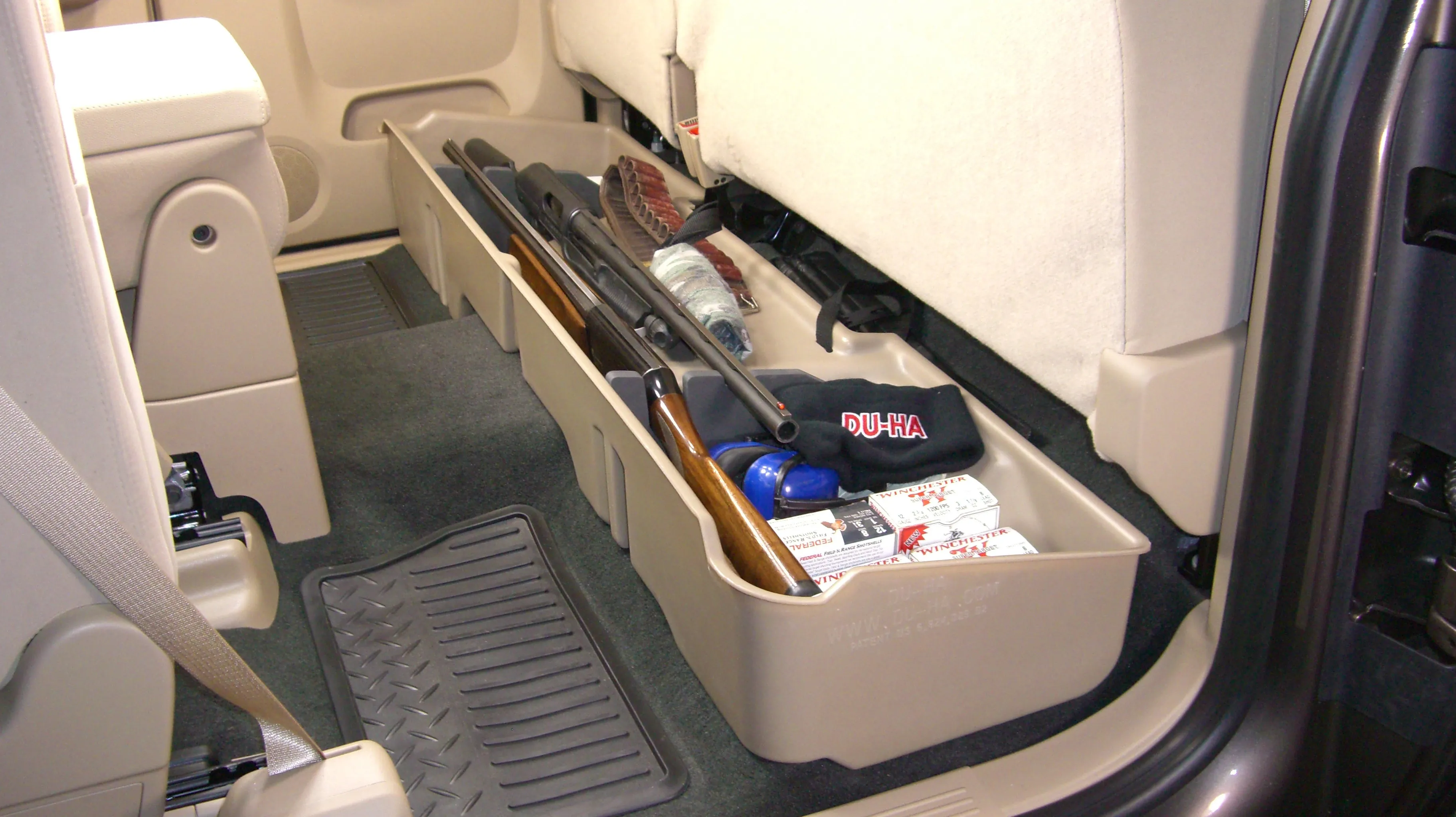 DU-HA 10047 DU-HA® Interior Storage/Gun Case; Incl. Gun Rack/Organizer; Tan;