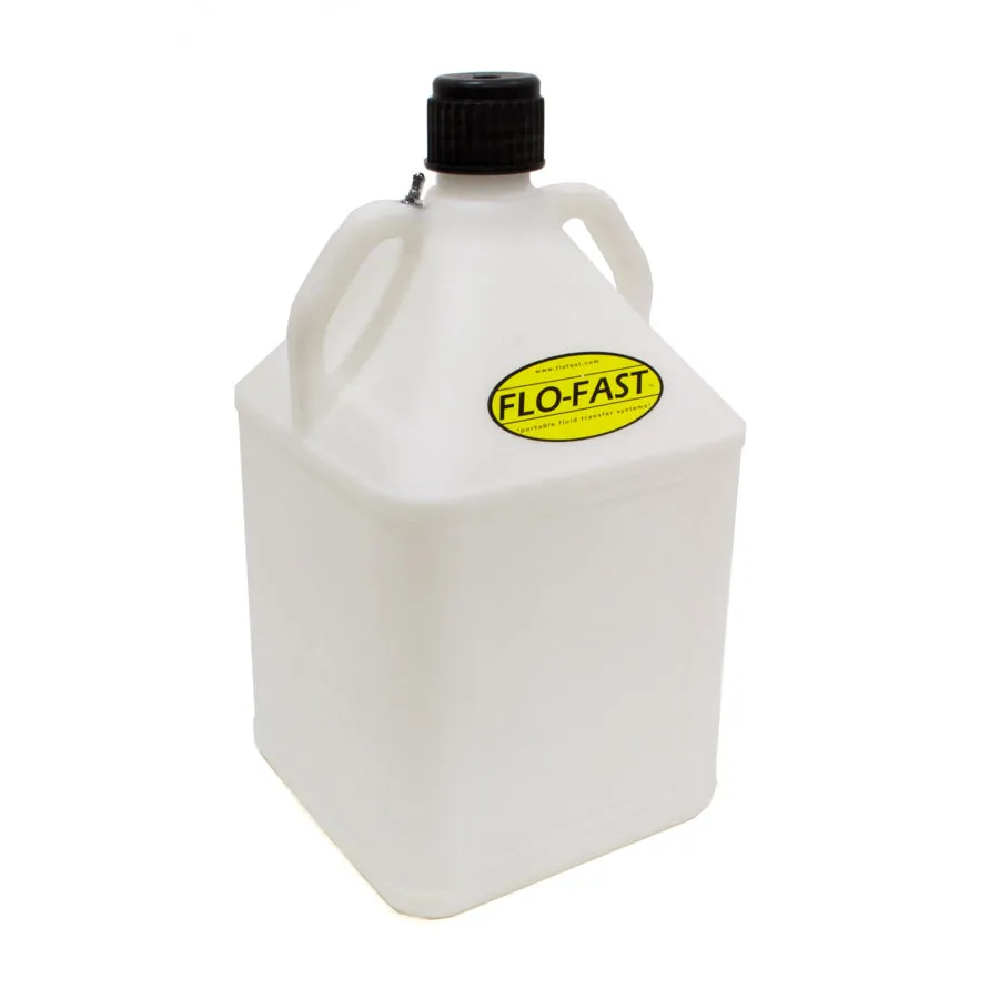 Flo-Fast Utility Jug - 7.5 Gallon - Square - White