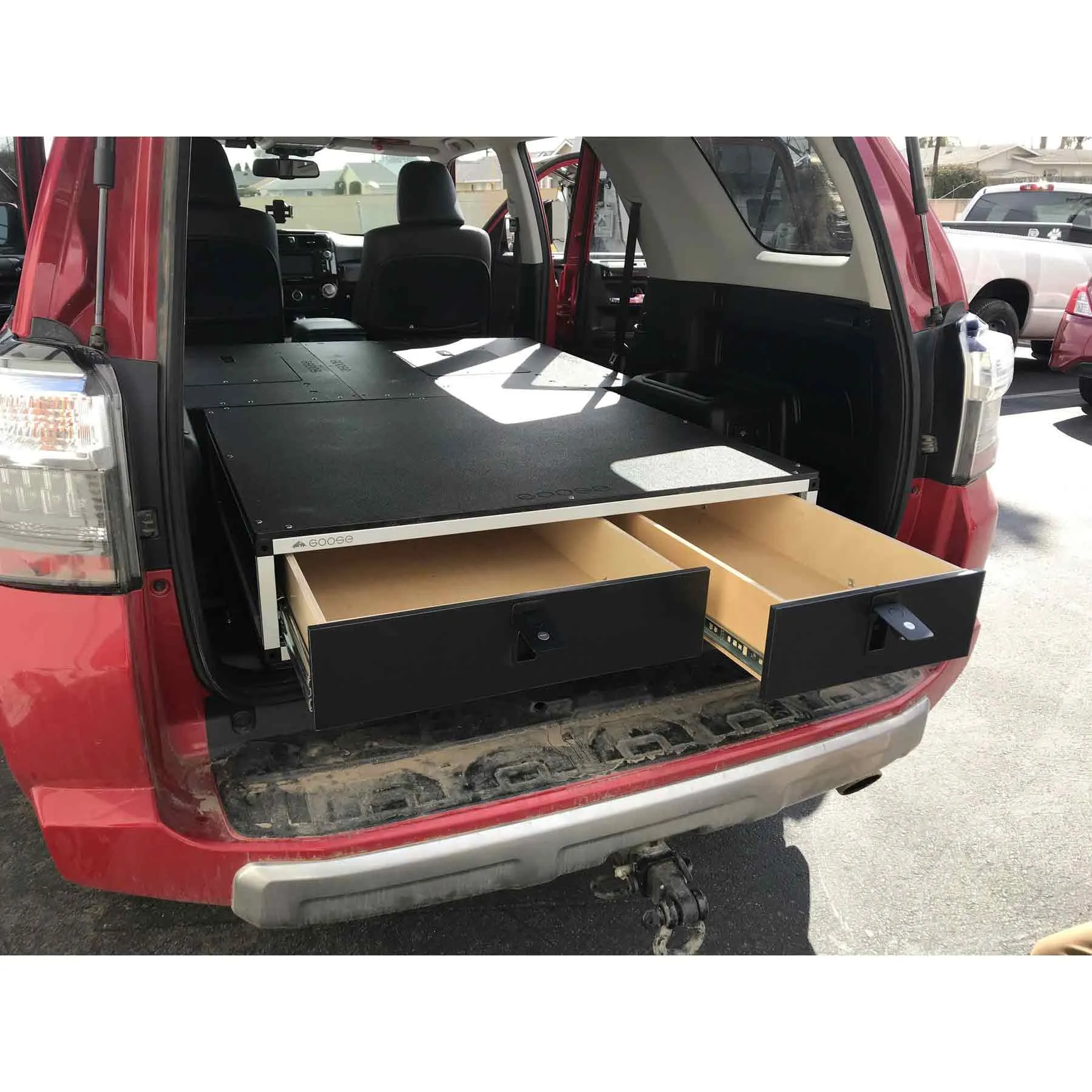 Goose Gear - Stealth Sleep & Storage Package with Fitted Top Plate - Toyota 4Runner (2010-Present)