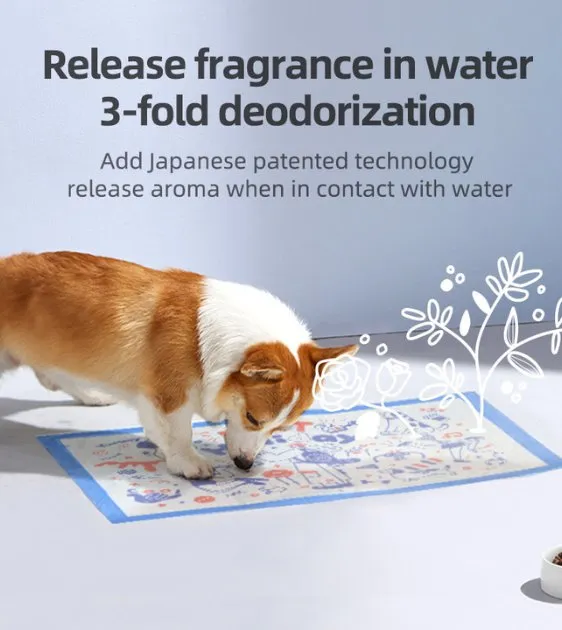 Honeycare Petrichor (Water-Contact Fragrance) Dog Pee Pads