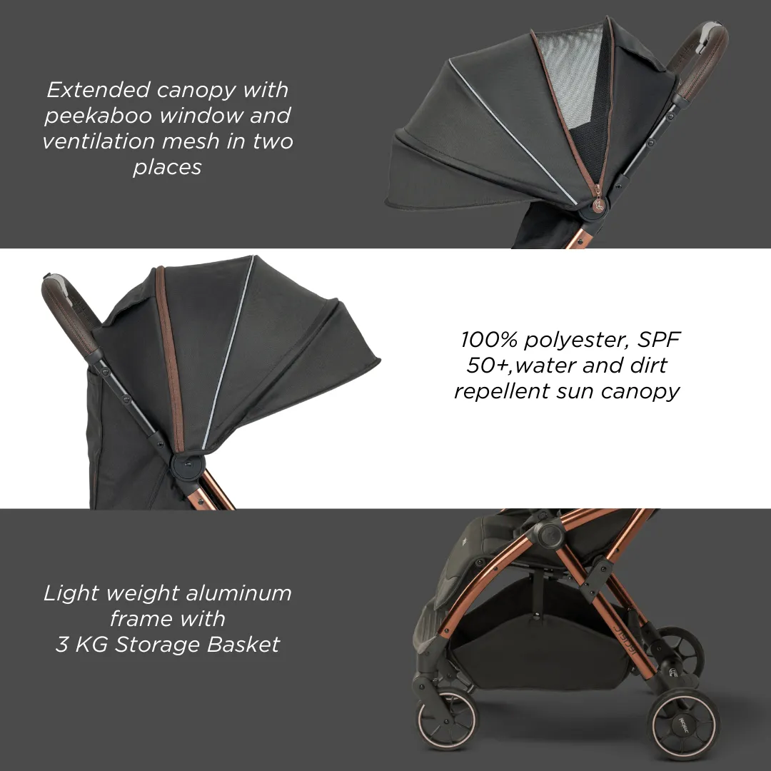 Leclerc Baby Influencer Stroller Black Brown