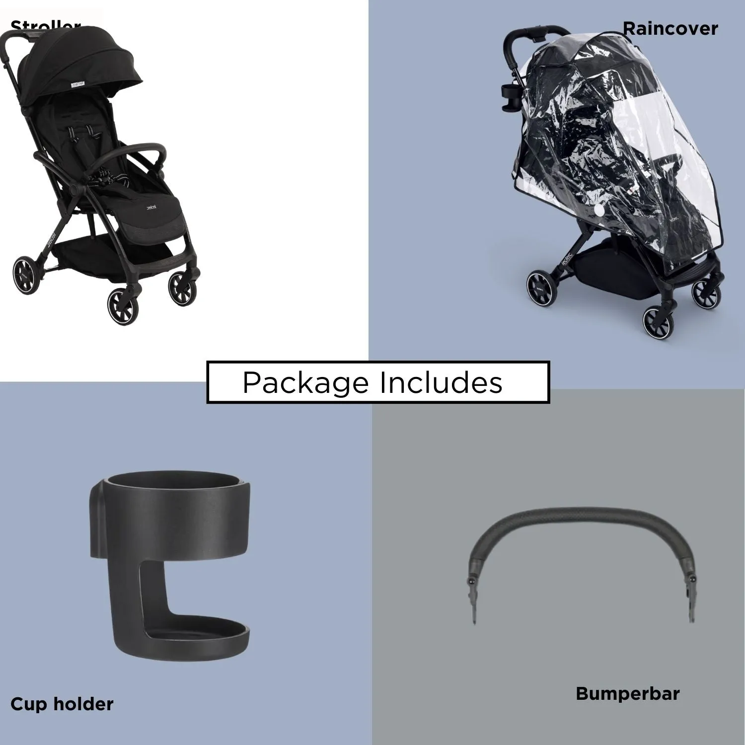 Leclerc Baby Magicfold Plus Stroller Black