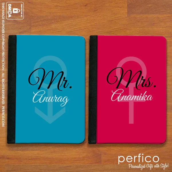 Mr and Mrs IV © Personalized Passport Cover and Holder