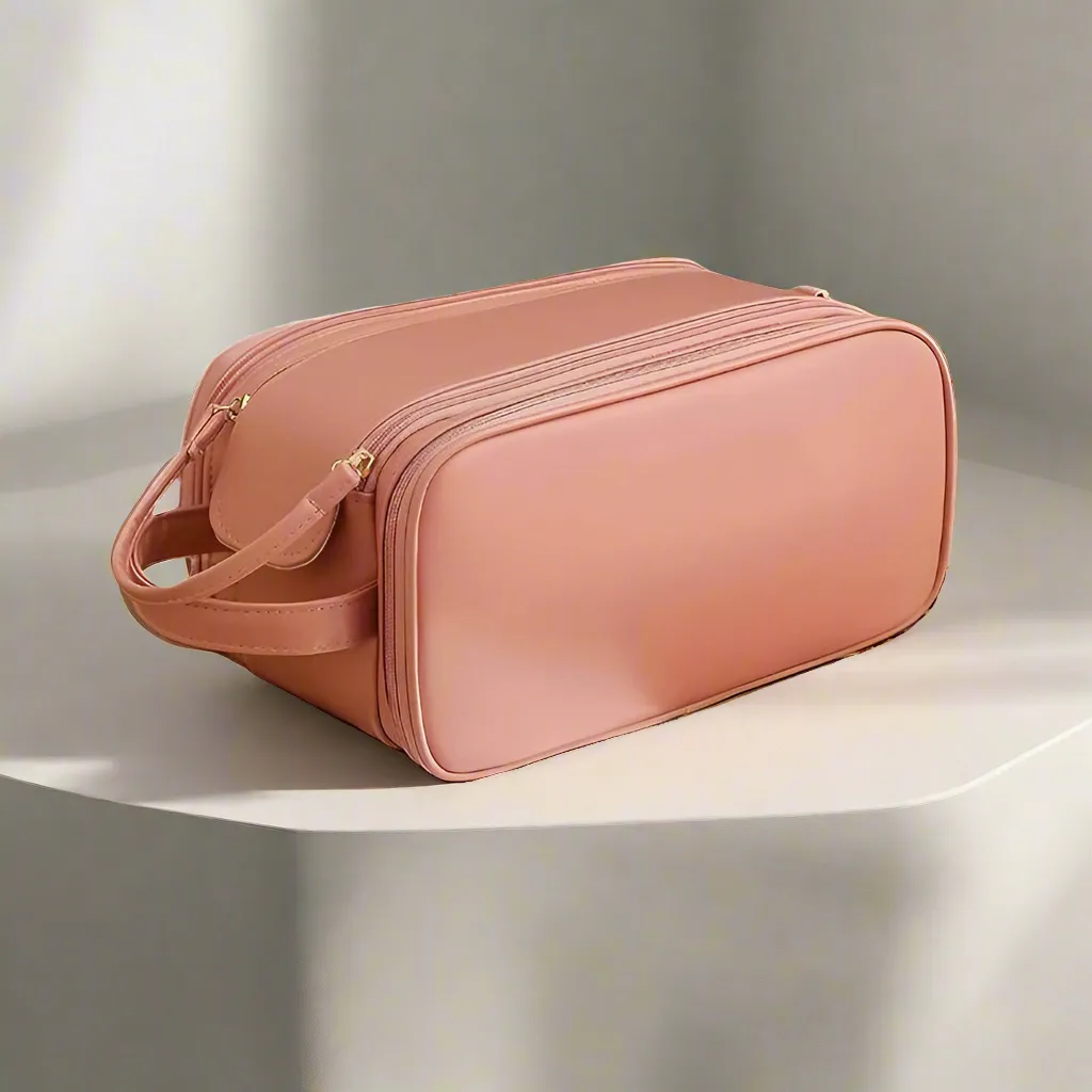 Multi-compartment Toiletry Cosmetics Bag