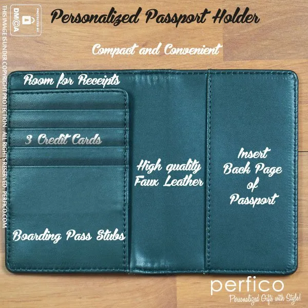 Only One Who Wanders © Personalized Passport Cover and Holder