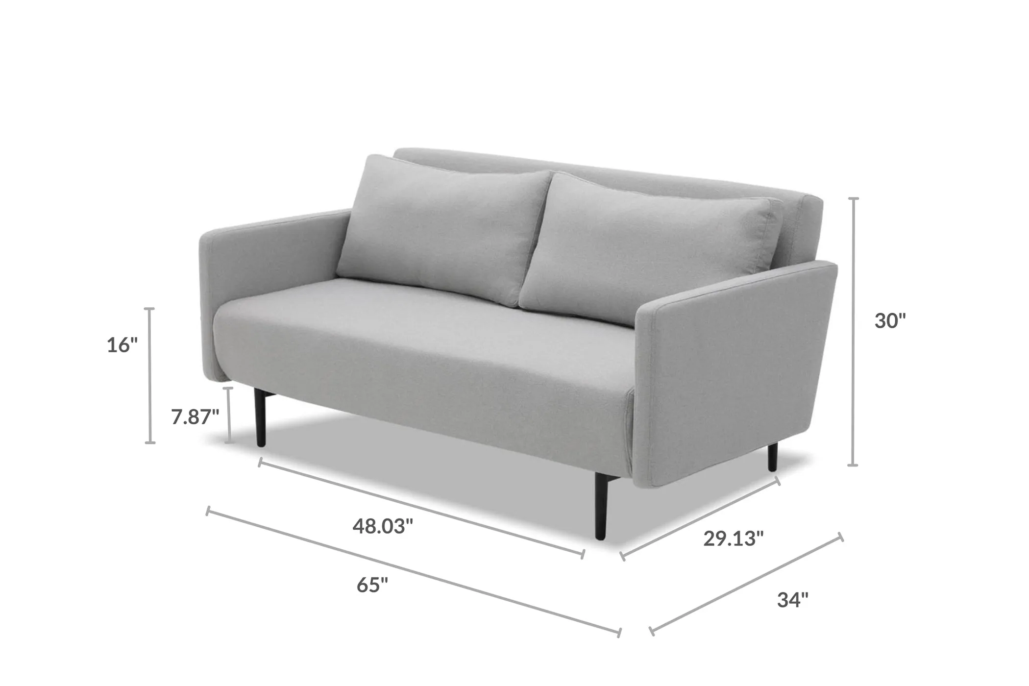 Oslo 2 Seat Sofa Bed