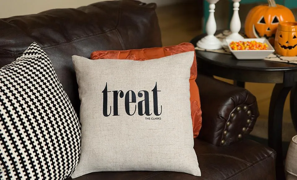 Personalized Halloween Throw Pillow Covers