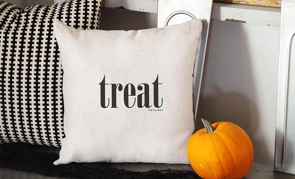 Personalized Halloween Throw Pillow Covers