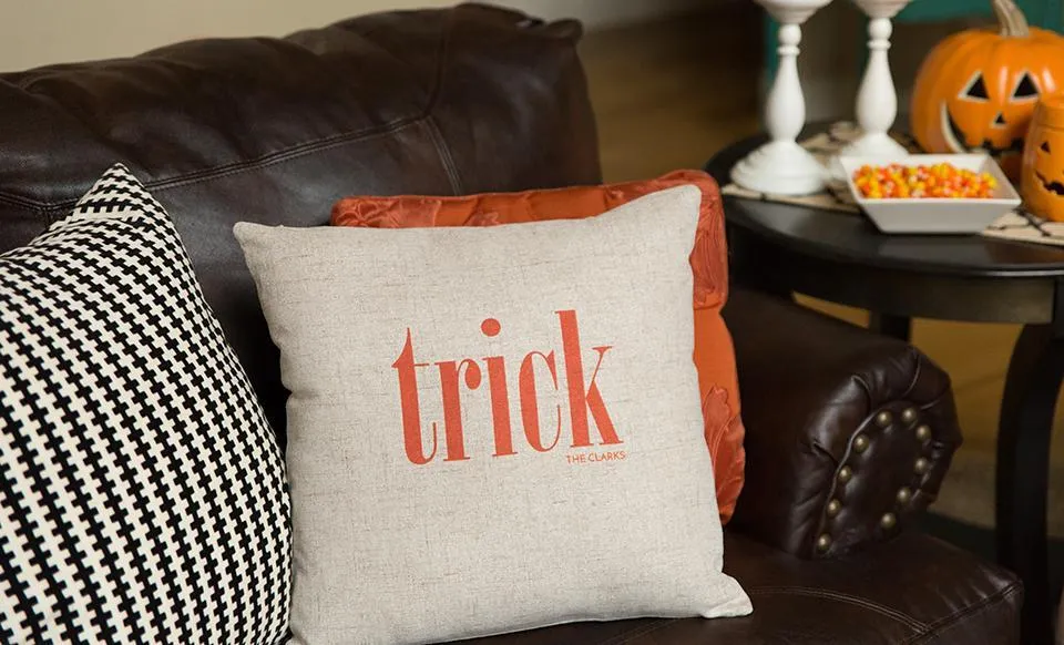 Personalized Halloween Throw Pillow Covers