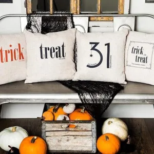 Personalized Halloween Throw Pillow Covers