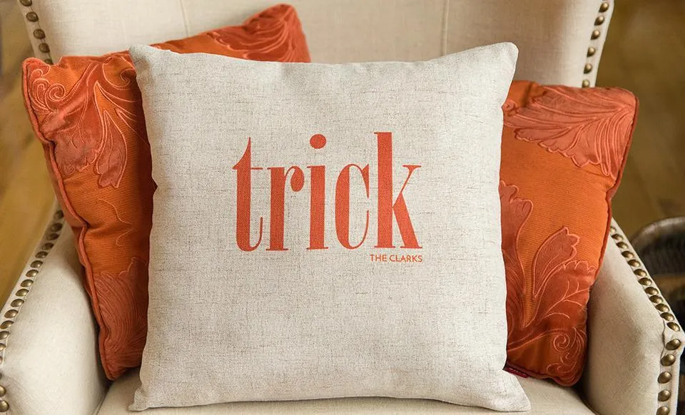 Personalized Halloween Throw Pillow Covers