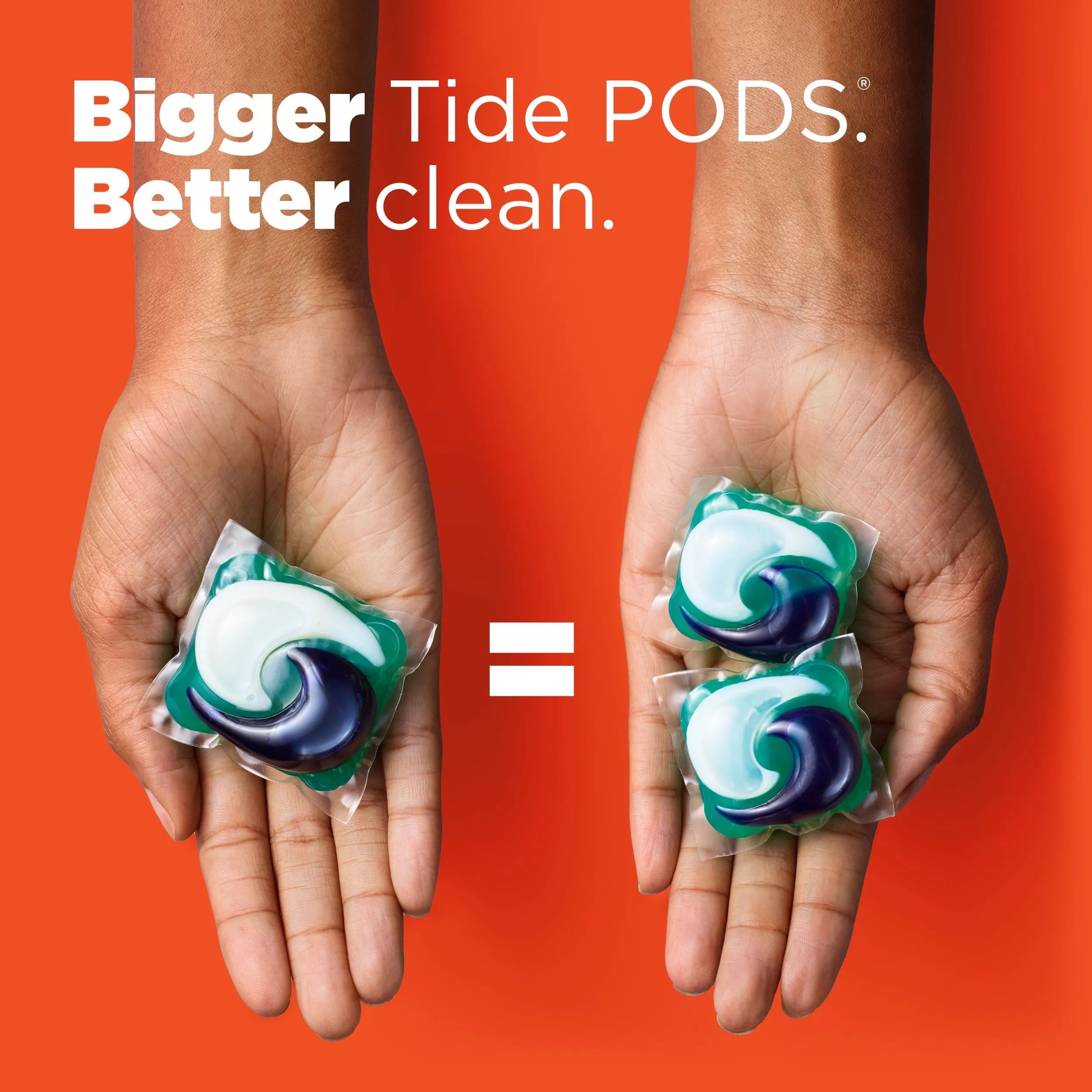 Tide Power Pods Laundry Detergent Soap Packs with Febreze, Sport Odor Defense, 45 Ct