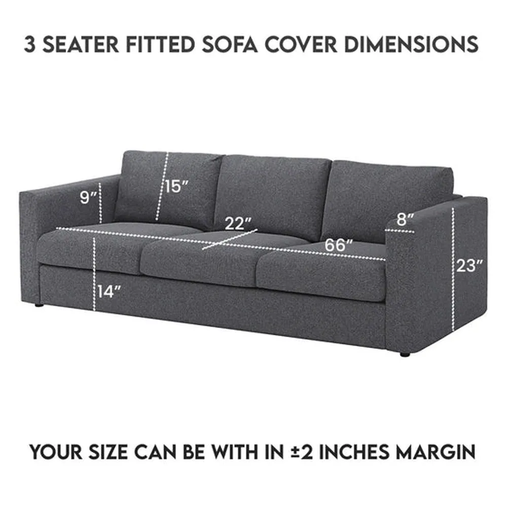 Ultrasonic Quilted Sofa Cover In Skin Color